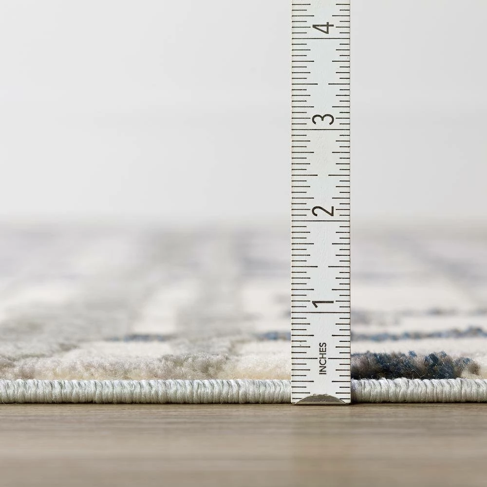 Gentry 4 Grey 3 Ft. 3 In. x 5 Ft. 1 In. Abstract Checker Area Rug by Addison Rugs 9 Gentry 4 Grey 3 Ft. 3 In. x 5 Ft. 1 In. Abstract Checker Area Rug by Addison Rugs - Image 7