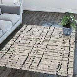 Gentry 4 Grey 3 Ft. 3 In. x 5 Ft. 1 In. Abstract Checker Area Rug by Addison Rugs 23 Gentry 4 Grey 3 Ft. 3 In. x 5 Ft. 1 In. Abstract Checker Area Rug by Addison Rugs -Cozy Floor Style grey addison rugs area rugs hdge4gr3x5 31 1000