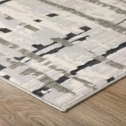 Gentry 4 Grey 3 Ft. 3 In. x 5 Ft. 1 In. Abstract Checker Area Rug by Addison Rugs 18 Gentry 4 Grey 3 Ft. 3 In. x 5 Ft. 1 In. Abstract Checker Area Rug by Addison Rugs -Cozy Floor Style grey addison rugs area rugs hdge4gr3x5 4f 1000