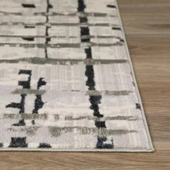 Gentry 4 Grey 3 Ft. 3 In. x 5 Ft. 1 In. Abstract Checker Area Rug by Addison Rugs 22 Gentry 4 Grey 3 Ft. 3 In. x 5 Ft. 1 In. Abstract Checker Area Rug by Addison Rugs -Cozy Floor Style grey addison rugs area rugs hdge4gr3x5 76 1000