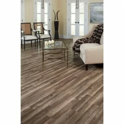 Grey Oak 7 mm T x 8.03 in. W Laminate Wood Flooring (23.91 sq.ft/Case) by TrafficMaster -Cozy Floor Style grey oak trafficmaster laminate wood flooring 360731 00375 44 1000
