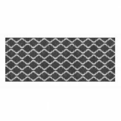 Trellis Grey 2 ft. x 5 ft. Accent Rug by TrafficMaster
