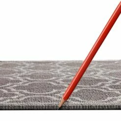 Trellis Grey 2 ft. x 5 ft. Accent Rug by TrafficMaster -Cozy Floor Style grey trafficmaster area rugs mt1004445 77 1000