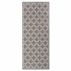 Trellis Grey 2 ft. 6 in. x 4 ft. Accent Rug by TrafficMaster