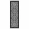 Derbent Grey 2 ft. x 5 ft. Medallion Polyester Accent Rug by TrafficMaster -Cozy Floor Style grey trafficmaster area rugs mt1005613us 64 1000