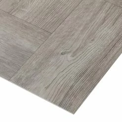 Grey Wood Parquet 12 in. x 12 in. Residential Peel and Stick Vinyl Tile (30 sq. ft. / case) by TrafficMaster -Cozy Floor Style grey wood parquet trafficmaster vinyl tile a4265051 40 1000