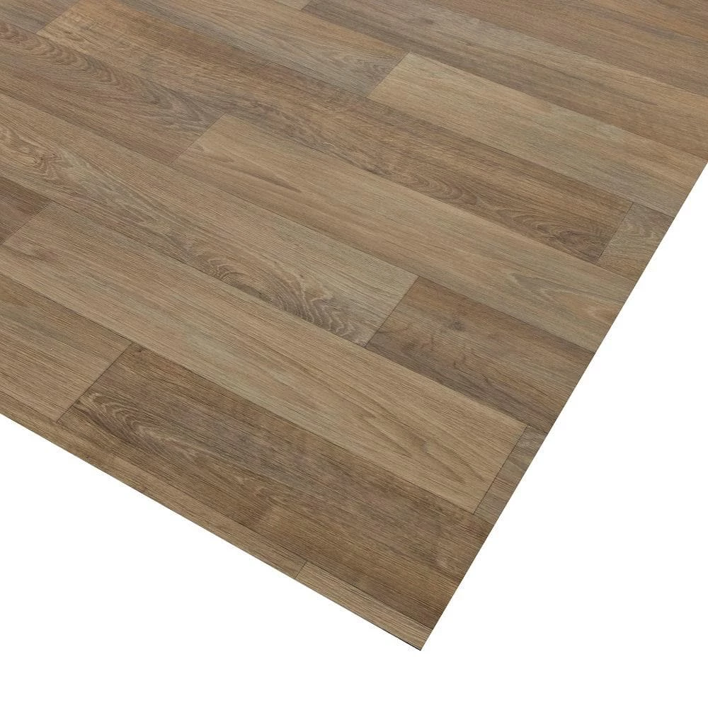 Greyed Oak Wood Residential Vinyl Sheet Flooring 12 ft. Wide x Cut to Length by TrafficMaster 9 Greyed Oak Wood Residential Vinyl Sheet Flooring 12 ft. Wide x Cut to Length by TrafficMaster - Image 7