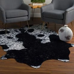 Winston 9 Holstein 7 ft. 9 in. x 9 ft. 7 in. Faux Hyde Area Rug by Addison Rugs 11 Winston 9 Holstein 7 ft. 9 in. x 9 ft. 7 in. Faux Hyde Area Rug by Addison Rugs -Cozy Floor Style holstein addison rugs area rugs hdwn9ho8x10 31 1000