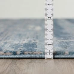 Apollo 5 Indigo 1 ft. 6 in. x 2 ft. 5 in. Distressed Crosshatch Indoor Area Rug by Addison Rugs -Cozy Floor Style indigo addison rugs area rugs hdap5in20x30 1f 1000