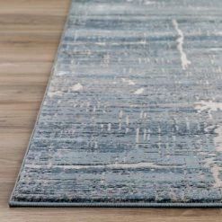Apollo 5 Indigo 1 ft. 6 in. x 2 ft. 5 in. Distressed Crosshatch Indoor Area Rug by Addison Rugs -Cozy Floor Style indigo addison rugs area rugs hdap5in20x30 44 1000