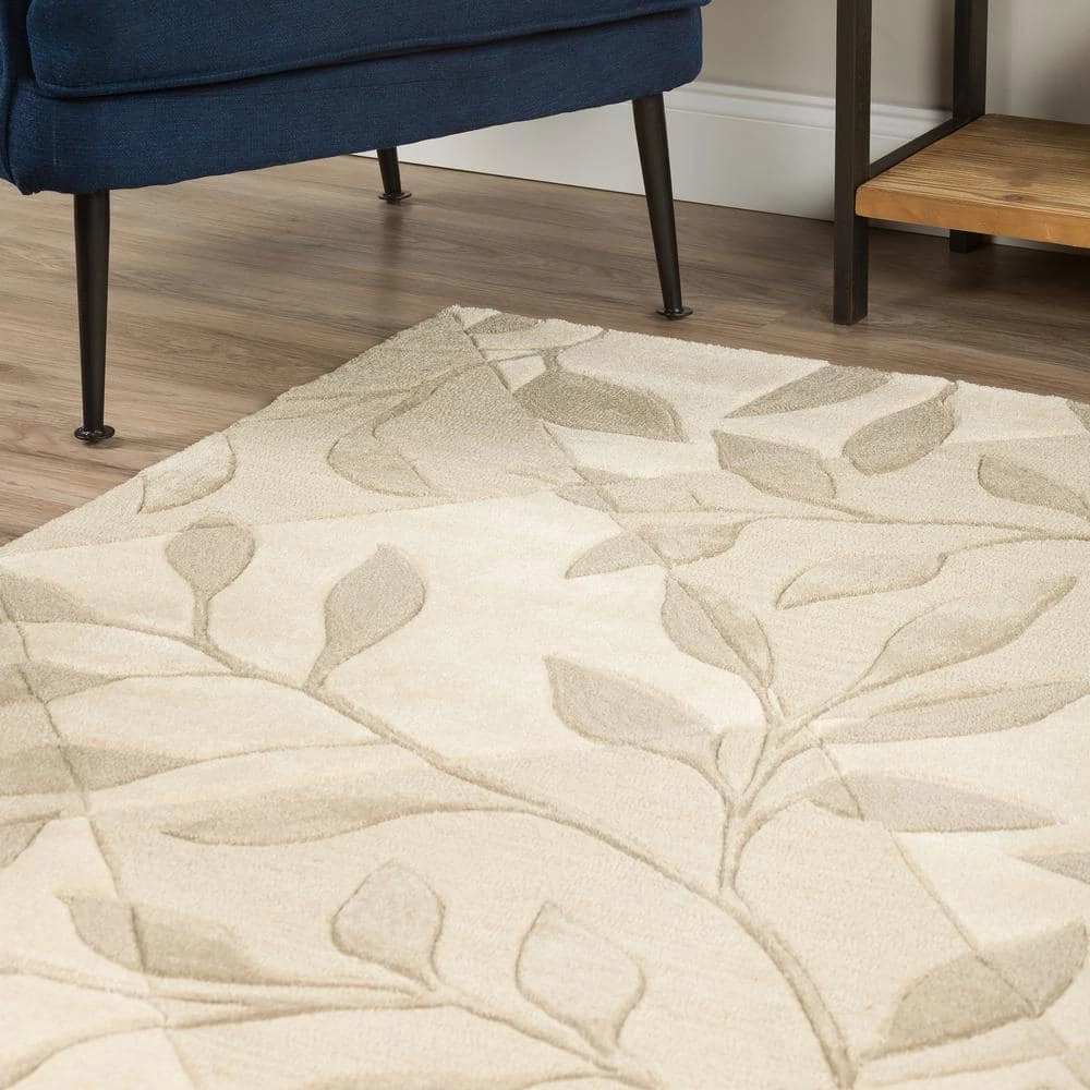 Ascot 21 Diamond Floral Ivory 8 ft. x 10 ft. Area Rug by Addison Rugs 7 Ascot 21 Diamond Floral Ivory 8 ft. x 10 ft. Area Rug by Addison Rugs - Image 5