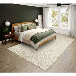 Evolve Ivory 9 ft. x 12 ft. Geometric Area Rug by Addison Rugs -Cozy Floor Style ivory addison rugs area rugs hdee3iv9x12 31 1000