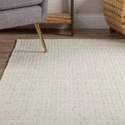 TARAI 1 IVORY 5 FT. X 7 FT. 6 IN. AREA RUG by Addison Rugs -Cozy Floor Style ivory addison rugs area rugs hdtg1iv5x8 1f 1000