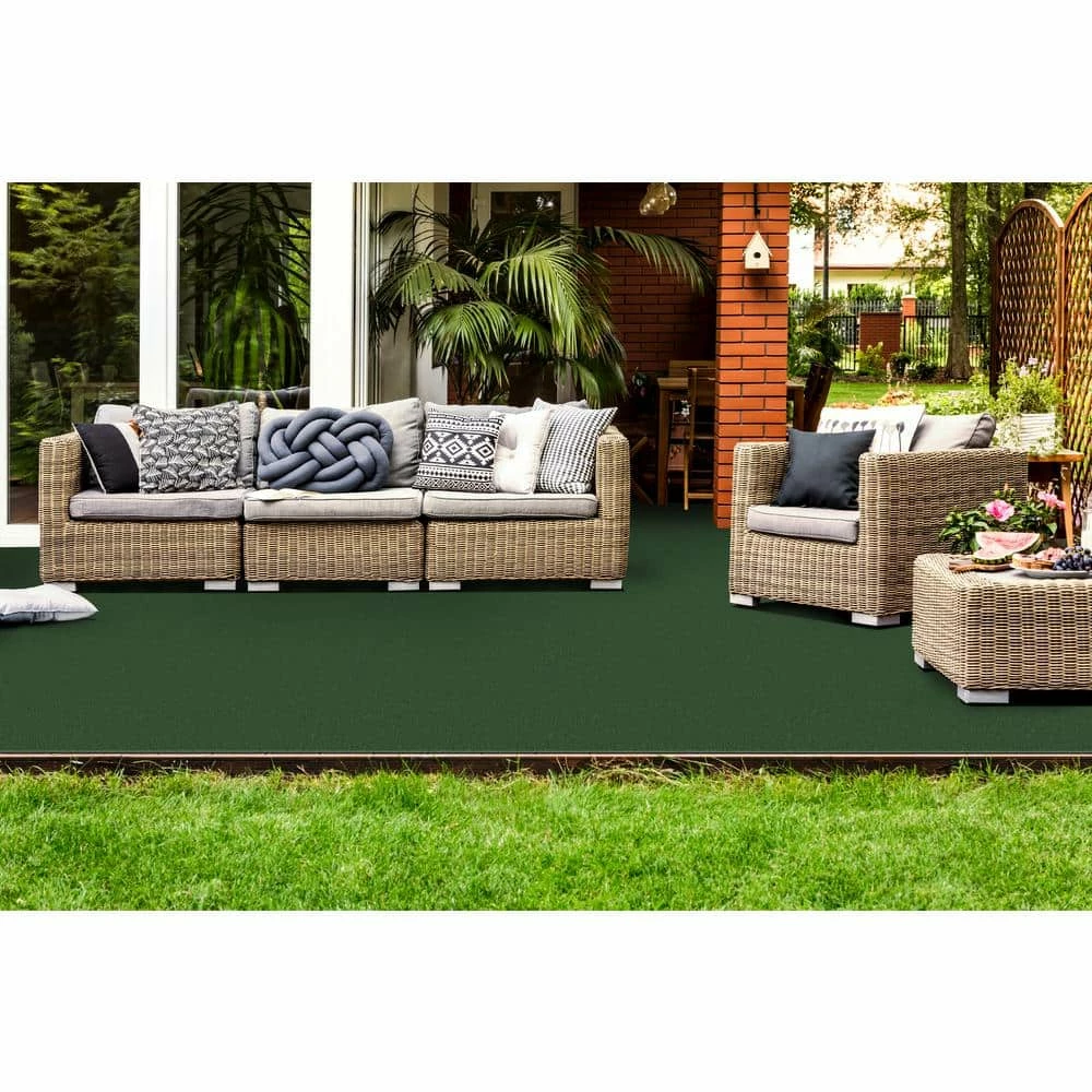 Vantage 12 ft. x 100 ft. Ivy Green Artificial Grass Carpet by TrafficMaster 3 Vantage 12 ft. x 100 ft. Ivy Green Artificial Grass Carpet by TrafficMaster - Image 2