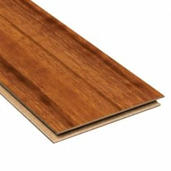 High Gloss Jatoba 8 mm Thick x 5-5/8 in. Wide x 47-3/4 in. Length Laminate Flooring (18.65 sq. ft. / case) by TrafficMaster -Cozy Floor Style jatoba trafficmaster laminate wood flooring hl1044 c3 1000