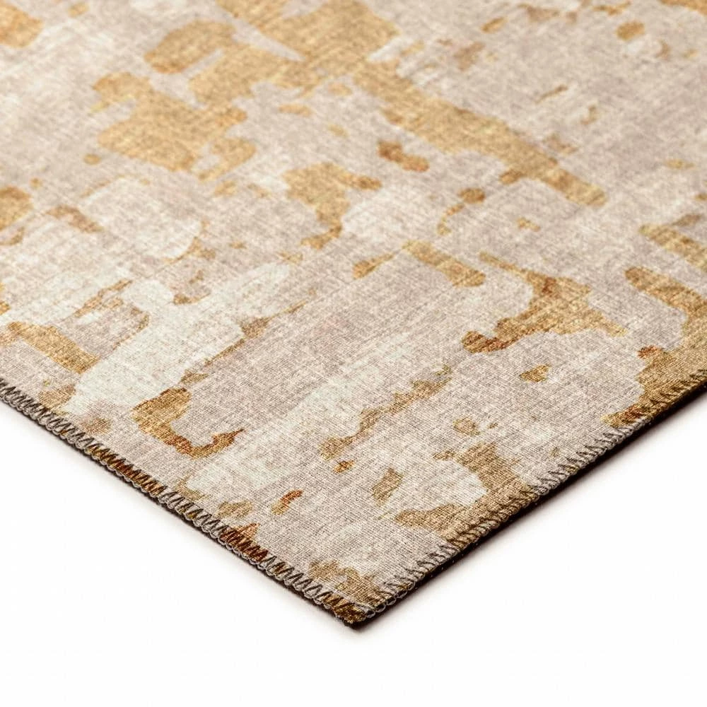 Evolve Khaki 8 ft. x 10 ft. Abstract Area Rug by Addison Rugs 4 Evolve Khaki 8 ft. x 10 ft. Abstract Area Rug by Addison Rugs - Image 2