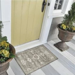 Modena Khaki 1 ft. 8 in. x 2 ft. 6 in. Persian Accent Rug by Addison Rugs 18 Modena Khaki 1 ft. 8 in. x 2 ft. 6 in. Persian Accent Rug by Addison Rugs -Cozy Floor Style khaki addison rugs area rugs hdmo16kh20x30 d4 1000