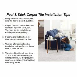 Willow Kirkdale Beige Residential 18 in. x 18 Peel and Stick Carpet Tile (10 Tiles/Case) 22.5 sq. ft. by TrafficMaster 16 Willow Kirkdale Beige Residential 18 in. x 18 Peel and Stick Carpet Tile (10 Tiles/Case) 22.5 sq. ft. by TrafficMaster -Cozy Floor Style kirkdale trafficmaster carpet tile ht004 815 1818 1d 1000