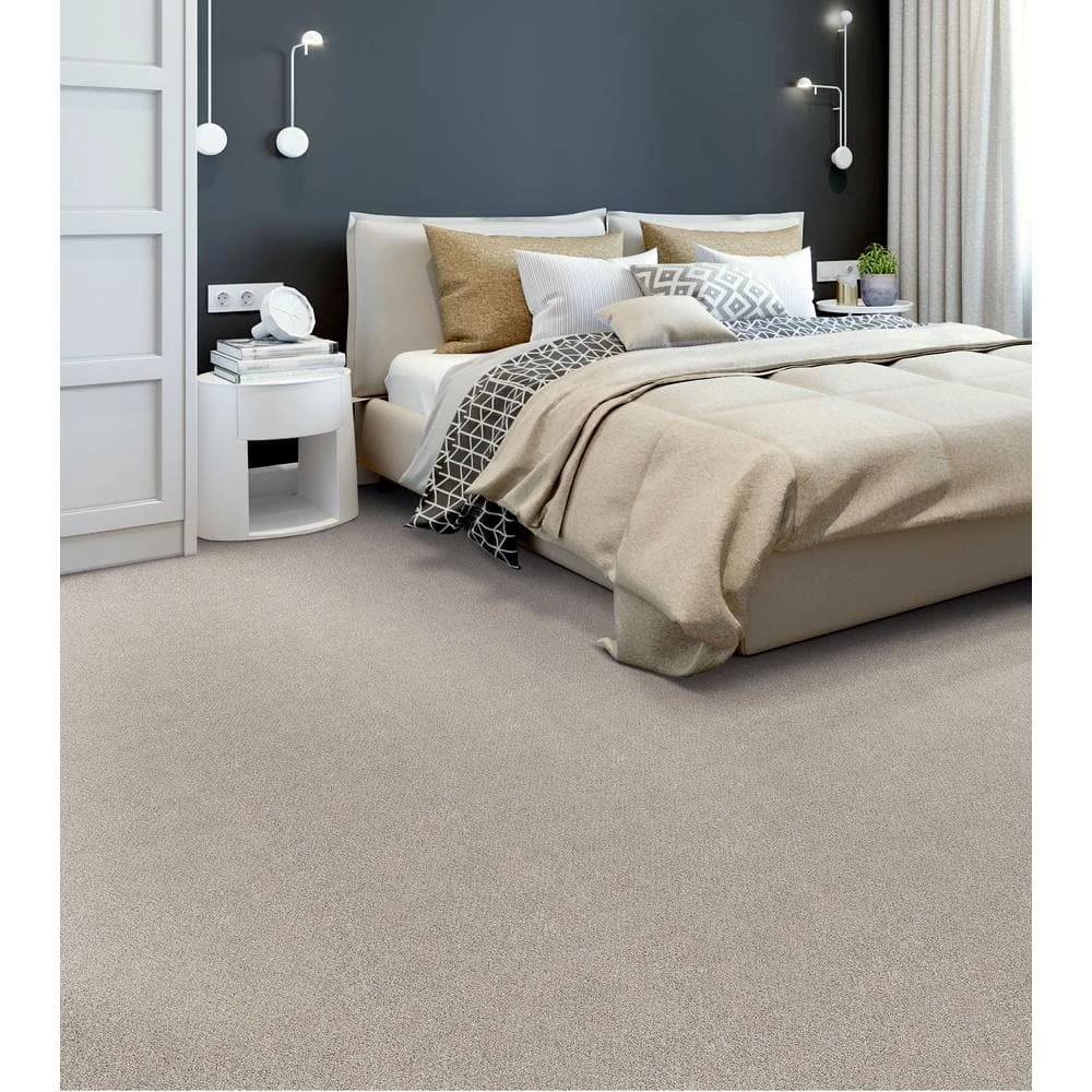 Willow Kirkdale Beige Residential 18 in. x 18 Peel and Stick Carpet Tile (10 Tiles/Case) 22.5 sq. ft. by TrafficMaster 4 Willow Kirkdale Beige Residential 18 in. x 18 Peel and Stick Carpet Tile (10 Tiles/Case) 22.5 sq. ft. by TrafficMaster - Image 2