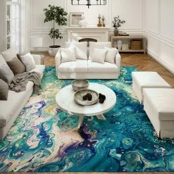 Copeland Lagoon 5 ft. x 7 ft. 6 in. Abstract Area Rug by Addison Rugs -Cozy Floor Style lagoon addison rugs area rugs hdkc4la5x8 31 1000