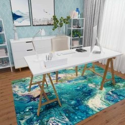 Copeland Lagoon 5 ft. x 7 ft. 6 in. Abstract Area Rug by Addison Rugs -Cozy Floor Style lagoon addison rugs area rugs hdkc4la5x8 d4 1000