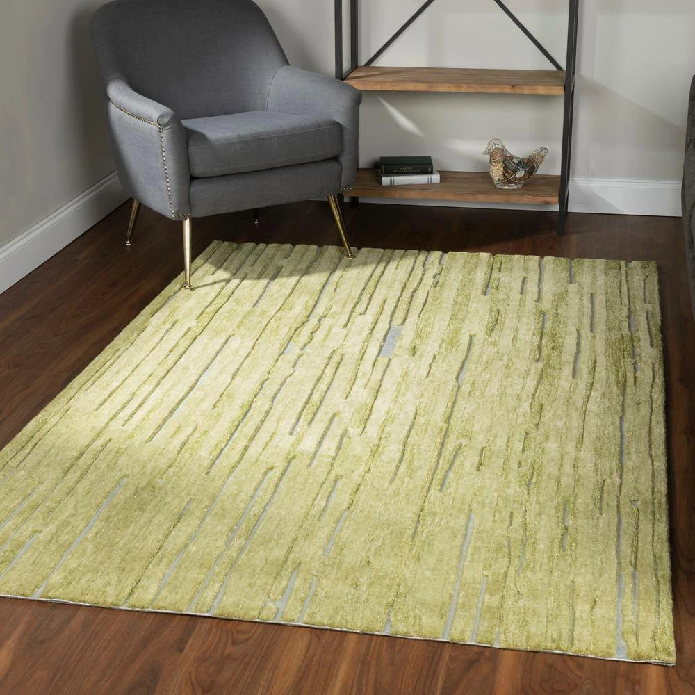 Ritz 1 Lime 9 ft. x 13 ft. Area Rug by Addison Rugs 11 Ritz 1 Lime 9 ft. x 13 ft. Area Rug by Addison Rugs - Image 9