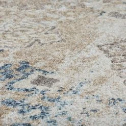 Provincial 7 Linen 7 ft. 10 in. x 10 ft. 7 in. Medallion Persian Area Rug by Addison Rugs -Cozy Floor Style linen addison rugs area rugs hdpc7li8x11 fa 1000