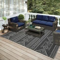 Modena Midnight 10 ft. x 14 ft. Southwest Area Rug by Addison Rugs -Cozy Floor Style midnight addison rugs area rugs hdmo14mn10x14 31 1000