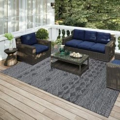 Modena Midnight 8 ft. x 10 ft. Southwest Area Rug by Addison Rugs -Cozy Floor Style midnight addison rugs area rugs hdmo1mn8x10 31 1000