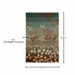 Ascot 1 Striped Floral Mocha 8 ft. x 10 ft. Area Rug by Addison Rugs 14 Ascot 1 Striped Floral Mocha 8 ft. x 10 ft. Area Rug by Addison Rugs -Cozy Floor Style mocha addison rugs area rugs hdas1mo8x10 76 1000