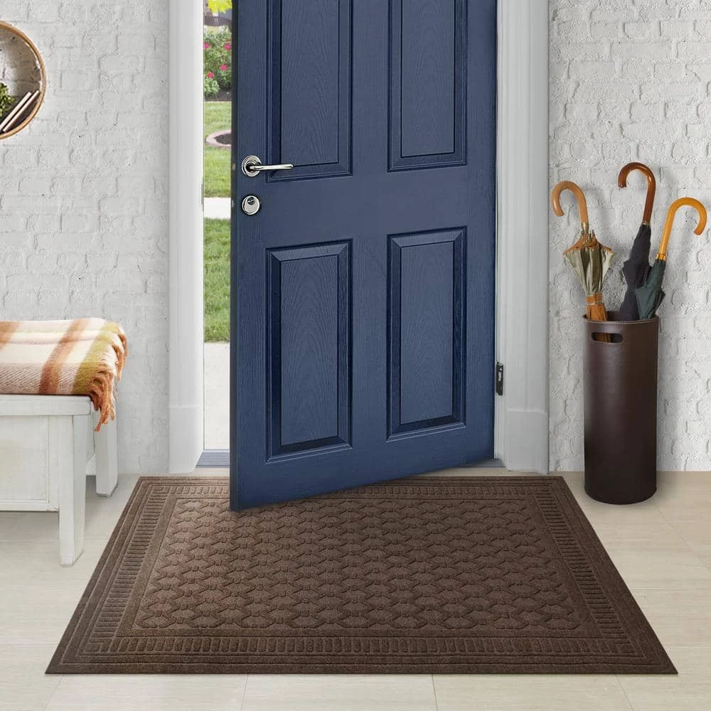 Embossed Mocha 3 ft. x 4 ft. Door Mat by TrafficMaster 8 Embossed Mocha 3 ft. x 4 ft. Door Mat by TrafficMaster - Image 6