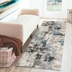 Apollo Grey 2 ft.3 in. x 7 ft.5 in. Abstract Polypropylene Runner Rug by Addison Rugs 22 Apollo Grey 2 ft.3 in. x 7 ft.5 in. Abstract Polypropylene Runner Rug by Addison Rugs -Cozy Floor Style multi addison rugs area rugs hdap2mu2x7 31 1000