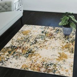 Gentry 26 Multi 9 Ft. 4 In. x 13 Ft. 2 In. Abstract Watercolor Area Rug by Addison Rugs -Cozy Floor Style multi addison rugs area rugs hdge26mu9x13 31 1000