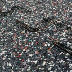 18 in. x 18 in. Rubber Gym/Exercise Flooring Tiles with Nike Grind (14.32 sq. ft.) (6-Pack) Colors will Vary by TrafficMaster -Cozy Floor Style multi colored specs light gray base trafficmaster gym floor tiles 58807 fa 1000