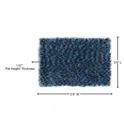 Flannery 1 Navy 2 ft. x 3 ft. Area Rug by Addison Rugs -Cozy Floor Style navy addison rugs area rugs hdfl1na2x3 76 1000