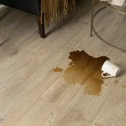 Oak Knoll 8 mm T x 7.48 in. W Water Resistant Laminate Wood Flooring (23.69 sq.ft/Case) by TrafficMaster -Cozy Floor Style oak knoll trafficmaster laminate wood flooring tm3 4f 1000