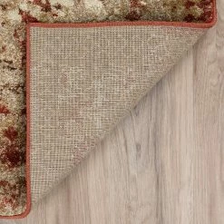 Provincial 4 Paprika 9 ft. 6 x 13 ft. 2 Distressed Persian Area Rug by Addison Rugs -Cozy Floor Style paprika addison rugs area rugs hdpc4pa10x13 66 1000