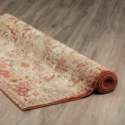 Provincial 4 Paprika 9 ft. 6 x 13 ft. 2 Distressed Persian Area Rug by Addison Rugs -Cozy Floor Style paprika addison rugs area rugs hdpc4pa10x13 77 1000