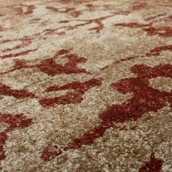 Provincial 4 Paprika 9 ft. 6 x 13 ft. 2 Distressed Persian Area Rug by Addison Rugs -Cozy Floor Style paprika addison rugs area rugs hdpc4pa10x13 fa 1000