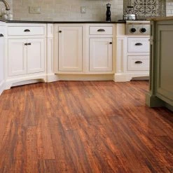 Perry Hickory 8mm T x 4.92 in. W Laminate Wood Flooring (16.33 sq.ft/Case) by TrafficMaster -Cozy Floor Style perry hickory trafficmaster laminate wood flooring hl84 a 4f 1000