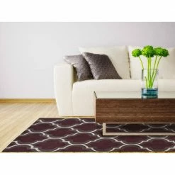 Tantamount 3 Morrocan Trellis Plum 9 ft. x 13 ft. Area Rug by Addison Rugs -Cozy Floor Style plum addison rugs area rugs hdtc3pl9x13 31 1000