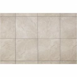 Portland Stone Gray 18 in. x 18 in. Glazed Ceramic Floor and Wall Tile (348.8 sq. ft. / pallet) by TrafficMaster -Cozy Floor Style portland stone gray trafficmaster ceramic tile ulmk1818pl1pv 4f 1000