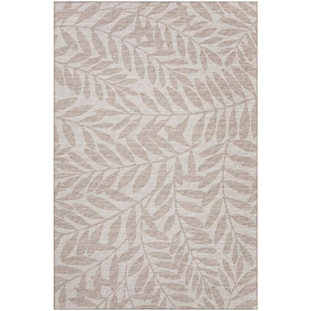 Modena Putty 9 ft. x 12 ft. Floral Area Rug by Addison Rugs 3 Modena Putty 9 ft. x 12 ft. Floral Area Rug by Addison Rugs