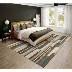 Evolve Sable 10 ft. x 14 ft. Striped Area Rug by Addison Rugs -Cozy Floor Style sable addison rugs area rugs hdee7sb10x14 31 1000