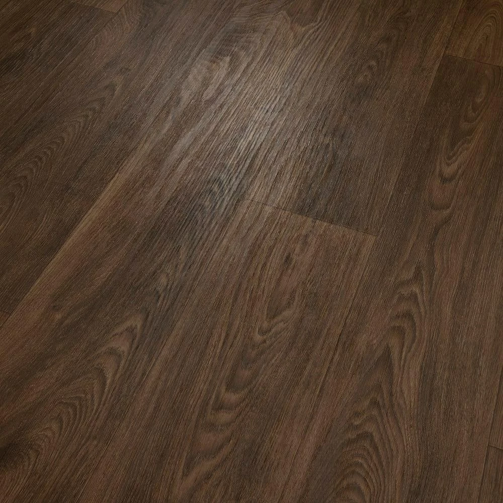 Scorched Walnut Natural Wood Residential Vinyl Sheet Flooring 12ft. Wide x Cut to Length by TrafficMaster 11 Scorched Walnut Natural Wood Residential Vinyl Sheet Flooring 12ft. Wide x Cut to Length by TrafficMaster - Image 9