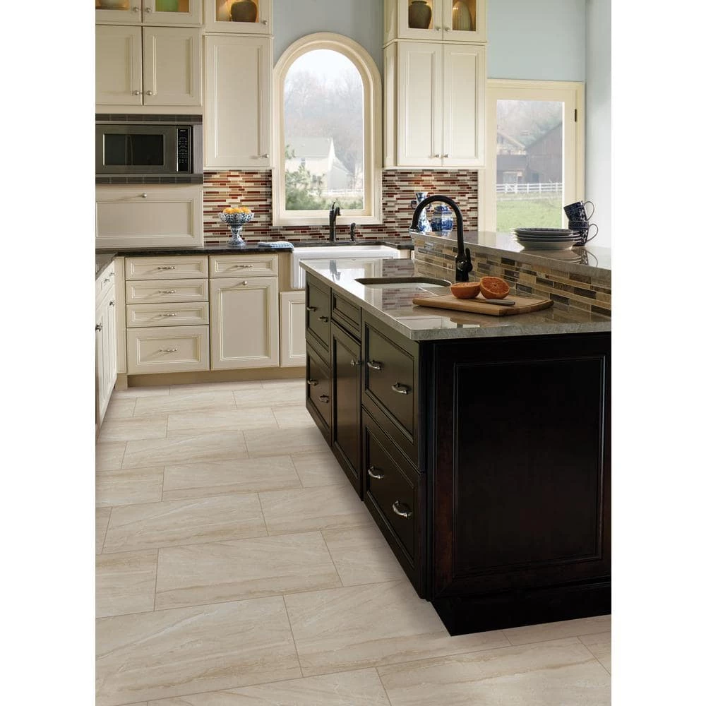 Sedona 12 in. x 24 in. Matte Ceramic Stone Look Floor and Wall Tile (16 sq. ft./Case) by TrafficMaster 5 Sedona 12 in. x 24 in. Matte Ceramic Stone Look Floor and Wall Tile (16 sq. ft./Case) by TrafficMaster - Image 3