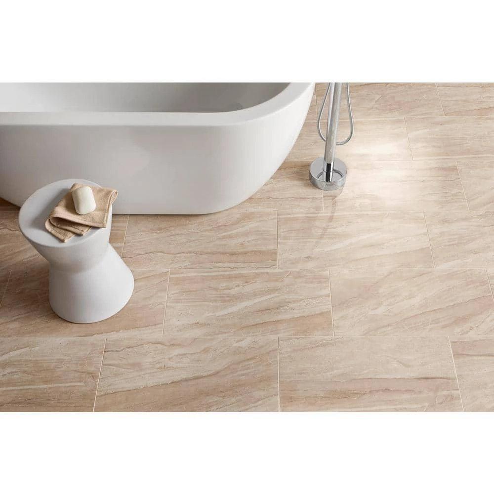 Sedona 12 in. x 24 in. Matte Ceramic Stone Look Floor and Wall Tile (16 sq. ft./Case) by TrafficMaster 4 Sedona 12 in. x 24 in. Matte Ceramic Stone Look Floor and Wall Tile (16 sq. ft./Case) by TrafficMaster - Image 2