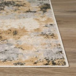 Gentry 19 Silver 2 Ft. 3 In. x 7 Ft. 5 In. Abstract Area Rug by Addison Rugs -Cozy Floor Style silver addison rugs area rugs hdge19si2x7 76 1000