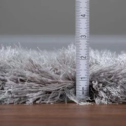 Sensation 1 Silver 9 ft. x 13 ft. Area Rug by Addison Rugs -Cozy Floor Style silver addison rugs area rugs hdss1si9x13 1f 1000