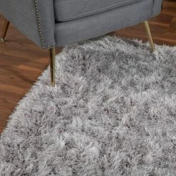 Sensation 1 Silver 9 ft. x 13 ft. Area Rug by Addison Rugs -Cozy Floor Style silver addison rugs area rugs hdss1si9x13 a0 1000